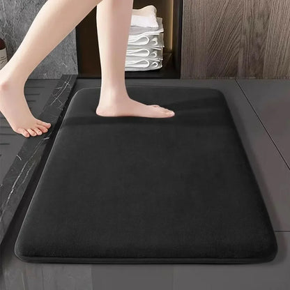 Bath Mat & Bathroom Extra Thick & Soft Memory Foam & Non Slip Super Absorbent Bathroom Rugs Bath Rug for Bathroom Floor