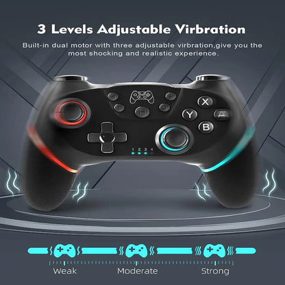 Wireless Controller For Switch2/Lite/NS Oled Console Bluetooth-Compatible Gamepad Android Phone PC Joystick Controle with 6-Axis
