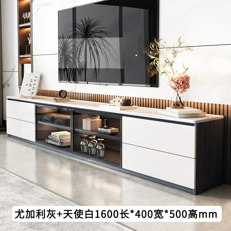 Living Room Cabinets Decoration Simple Display Cabinet Drawers Storage Vitrinas De Cristal Y Madera Para Salon Home Furniture