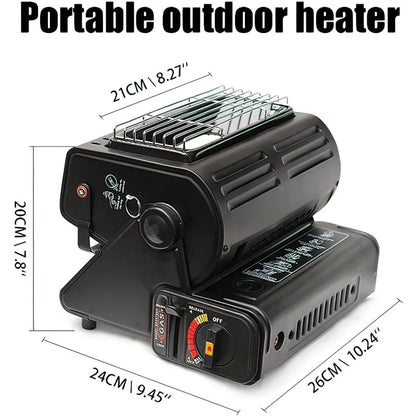 Multifunctional Gas Camping Stove Outdoor Heater Portable Hand Warmer For Survival Hiking Fishing Tent Caravan Emergency Heating