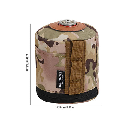 Camping Gas Can Protective Cover Gas Tank Canister Cylinder Case Outdoor Tissue Box Air Bottle Wrap Sleeve Camping Accessories