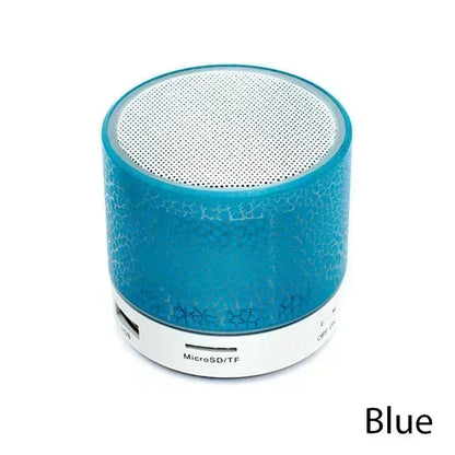 Mini Bluetooth Speaker Wireless Loudspeaker Crack LED SD Card USB Subwoofer Portable MP3 Music Sound Column for PC Mobile Phone