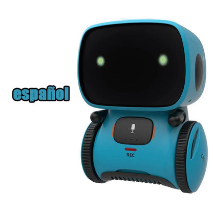 Toy Robot Intelligent Robots Russian & English & Spanish Version Voice & Touch control Toys Interactive Educational RC Robot