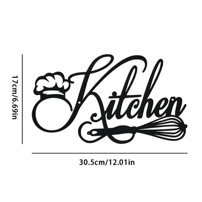 DDPNKL 1PC Kitchen Sign Wall Decor, Metal Kitchen Signs Wall Decor Farmhouse & Home & Kitchen Wall Decor Farmhouse & Kitchen