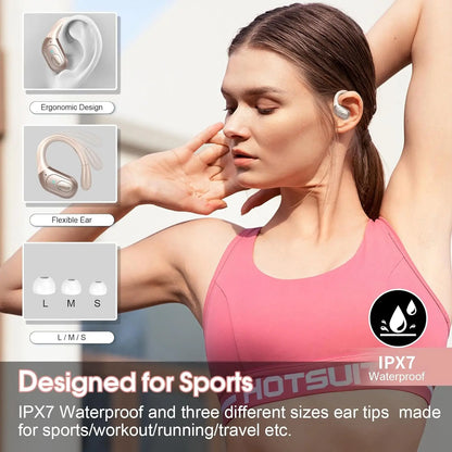 Bluetooth 5.4 TWS Earbuds 75Hrs with Charging Case,IPX7 Waterproof Sport Earphones with Mic,Wireless Noise Cancelling Headphones