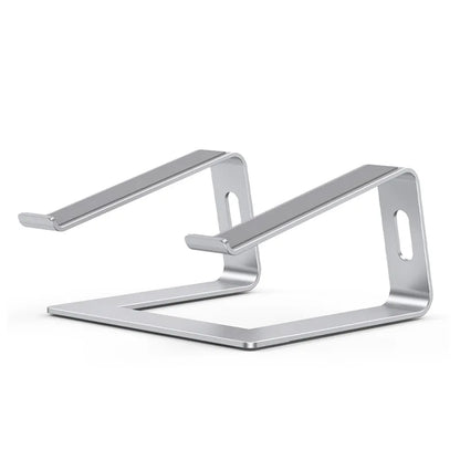 Ergonomic Aluminum Laptop Stand with Cooling & Non-Slip Design, Adjustable Portable Notebook Riser for 10-17 Inch MacBook Dell