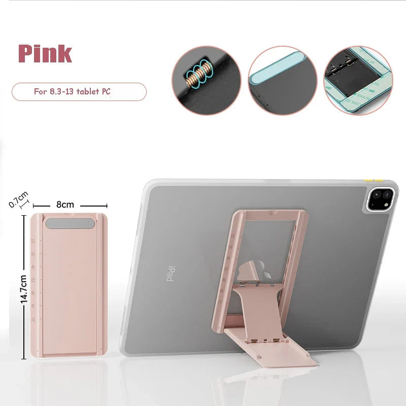 Portable Tablet Stand Foldable Storage Portable Sticky Creative Tablet Bracket for Ipad Desktop E-Reader Bracket Tablet Holder