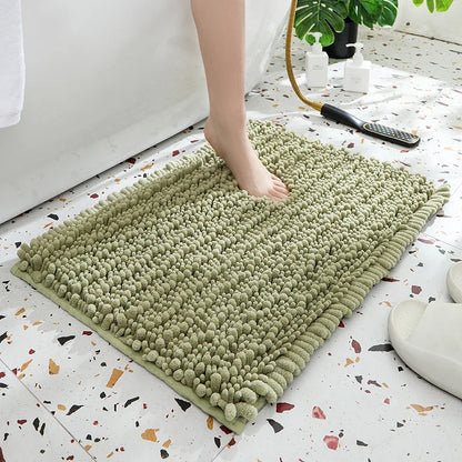 1 Piece Bathroom Carpet Bath Mat, Non-Slip Super Thick Lotus Pine Soft