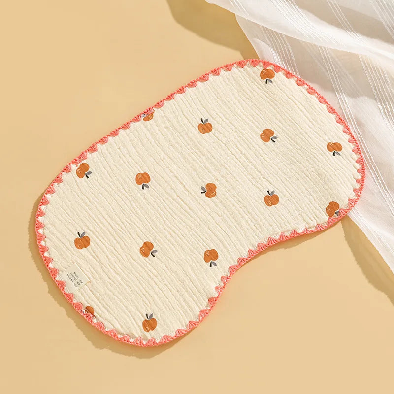 Newborn Baby 10-layer Cotton Gauze Flat Pillow Newborn Pillow Towel Baby Cloud Pillow Anti-vomiting Pillow