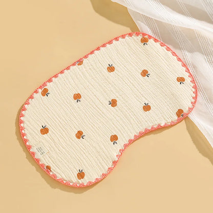 Newborn Baby 10-layer Cotton Gauze Flat Pillow Newborn Pillow Towel Baby Cloud Pillow Anti-vomiting Pillow