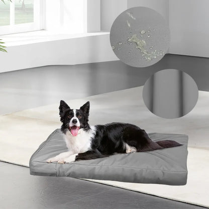 Washable Dog Crate Pad Cover Oxford Cloth Waterproof Dog Bed Cover for Puppy Kitten Replacement Pet Supplies (Only Covers)