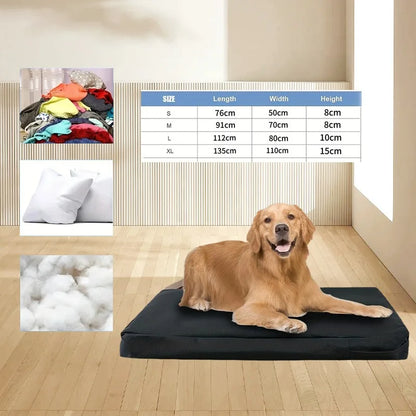 Washable Dog Crate Pad Cover Oxford Cloth Waterproof Dog Bed Cover for Puppy Kitten Replacement Pet Supplies (Only Covers)