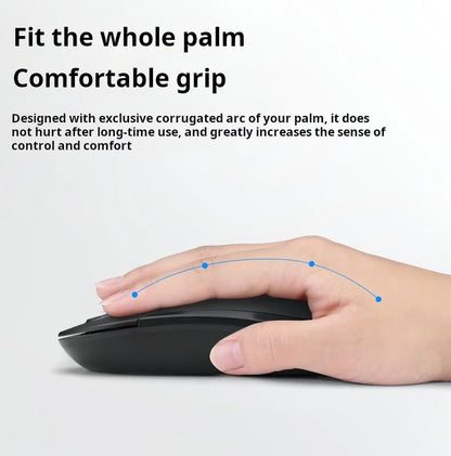 B.O.W HW256 Ultra-thin wireless keyboard and mouse set, 2.4G wireless set, 96 keys