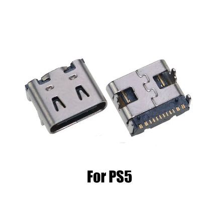 2pcs For NDS NDSL NDSi XL Power Socket Charging Port For GBA GBASP Link Connector For Switch / Lite / Oled / Pro NS Console