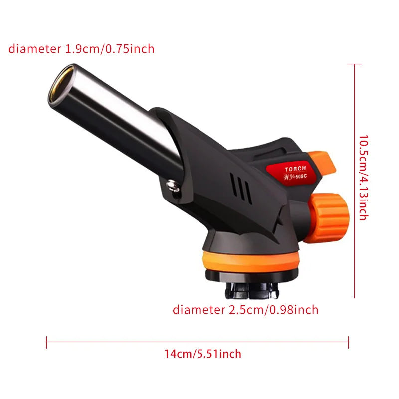 Outdoor camping portable fire gun, carbon gun, welding gun, household cartridge spray gun, baking tools, kitchen supplies