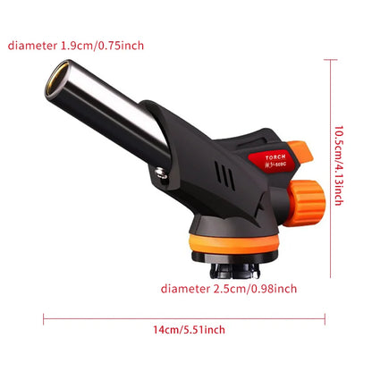 Outdoor camping portable fire gun, carbon gun, welding gun, household cartridge spray gun, baking tools, kitchen supplies
