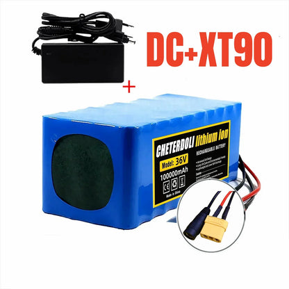 10S4P 36V 100000mAh Electric Scooter Lithium Battery 18650 battery pack 36V 100Ah Electric Scooter Electric Scooter Battery 36v