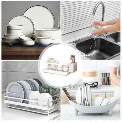 Dish Drying Rack Kitchen Drying Rack Kitchen Counter Organizer kitchen dish storage rack home integrated rack Kitchen Supplies