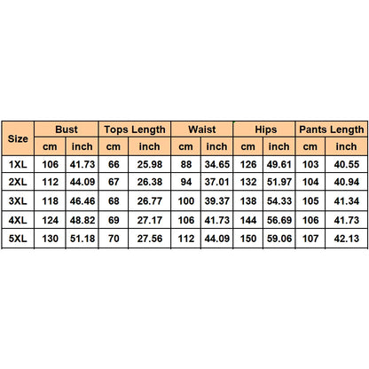 XL-5XL Plus Size Women Clothing 2 Piece Sets New Matching Short Sleeve Two Pieces Sets Tops And Pants Suits Outfits Clothing