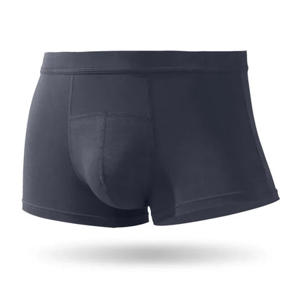 Men's Underwear - Silk Flat-front Briefs - Modal Four-Piece Briefs - Summer Breathable - Summer Lightweight Underpants