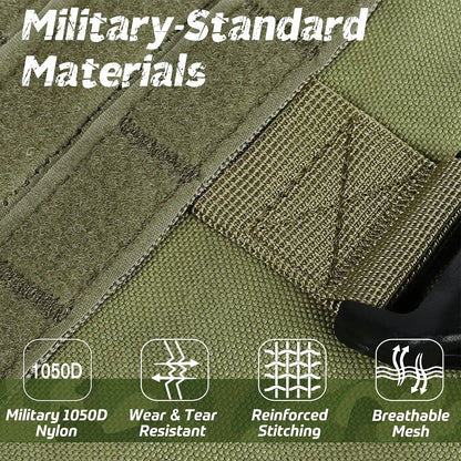 Tactical Military Vest Pet German Shepherd Golden Retriever Tactical Training Dog Harness and Leash Set For All Breeds Dogs