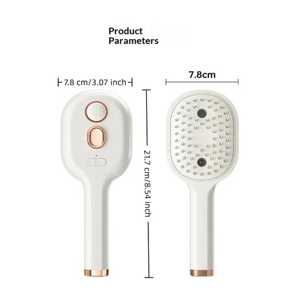 Electric Steam Spray Hair Brush USB-C Rechargeable Wet Hair Straightener Comb, Smooth Styling Anti-Frizz Tool
