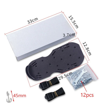 Lawn Aerator Shoes Manual Lawn Aerator with Spike Adjustable Spiked Aerating Sandals Reusable Plastic Lawn Aerator Sandals