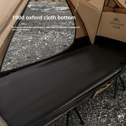 Mountainhiker Outdoor Camp Bed Tent Lightweight Waterproof Rainproof Single Leisure Camping Tent Awning for Hiking Travel Picnic