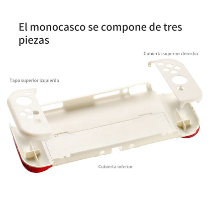 2023 New Switch OLED Case Game Console All-in-One Case Surface Silicone Oily Grip Color Clash