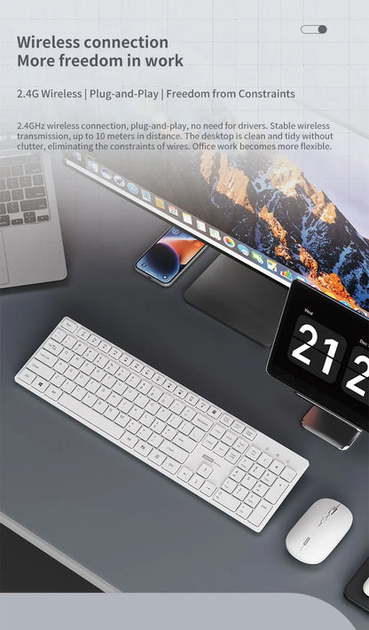 Lenovo Wired Mouse and Keyboard Set Classic Black Office Business Home Use Mouse 104Keys Silent Quiet Keyboard Combo for Laptop