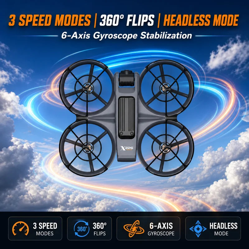 VR Big Drones 4K HD Wide Angle Camera WiFi FPV RC Helicopter with Large Screen Foldable Quadcopter for Professional Photography