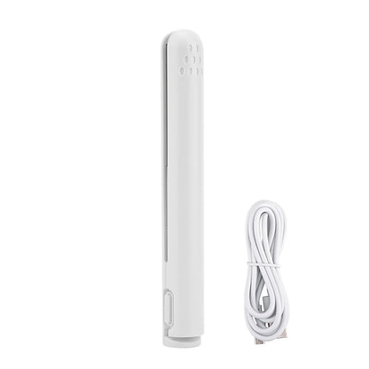 Heating Straightening Iron Mini 2 in 1 Hair Straightener USB Ceramics Heating Straightening Curling Flat Iron