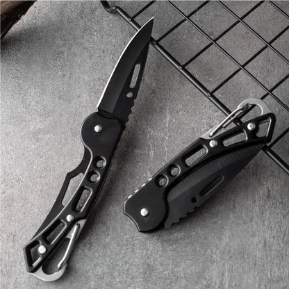 Portable folding knife, stainless steel, survival, hunting, camping, fishing, rock climbing, fruit knife, outdoor camping tools