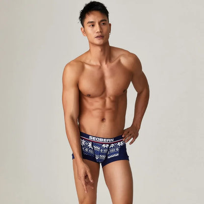 New trendy brand youth underwear, brand men's underwear, ethnic style men's underwear 220206