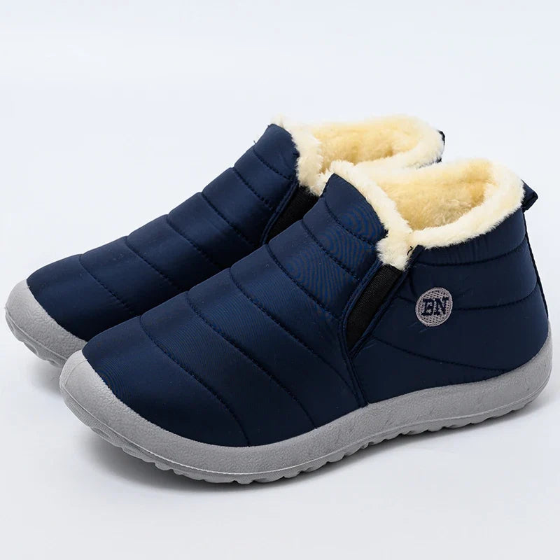 Kidmi Winter Warm Soft Women Shoes Thickened Cold-proof Velvet Cotton Shoes Waterproof Warm Soft Soles Waterproof Cotton Shoes