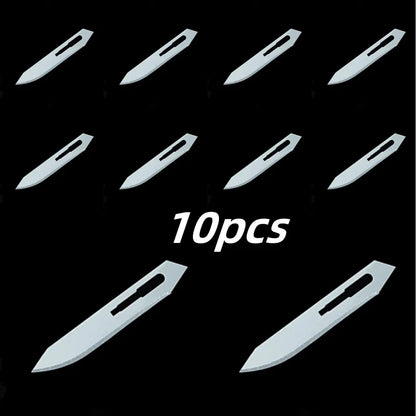 Carbon fiber folding surgical knife, sharp paper cutting knife, camping, unboxing, outdoor portable carving tool, 60 blade