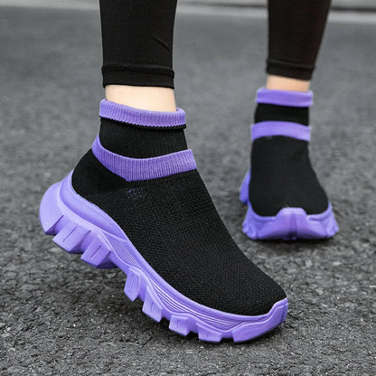 New Luxury Women's Comfortable Sneaker Lightweight Platform Men's Casual Sports Shoes Anti Slip Thick Soled Tenis Walking Shoes