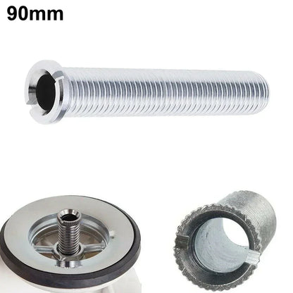 90mm Kitchen Bathroom Sink Accessories Strainer Waste Threaded Bolt Connector Kitchen Sink Bolt Kitchen Drain Pipe