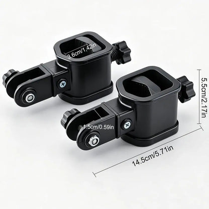 Camping Wagon Clamp Set Portable Umbrella Pole Clamp Kit Camping Wagon Bracket Easy to Install Outdoor Hardware Compact ﻿