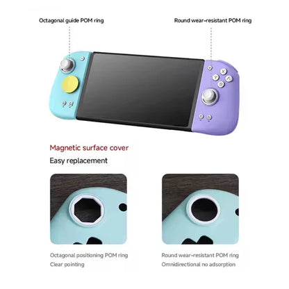 MOBAPAD Gamepad  M6/M6 HD Gemini 2 Game Controller,Joypad with Hall Joystick Left Right Handle Grip Console for Switch NS OLED