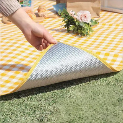 Camping Mat Waterproof Outdoor Sleeping Pad Beach Mat Picnic Blanket 2 Person Portable Foldable For Hiking Travel