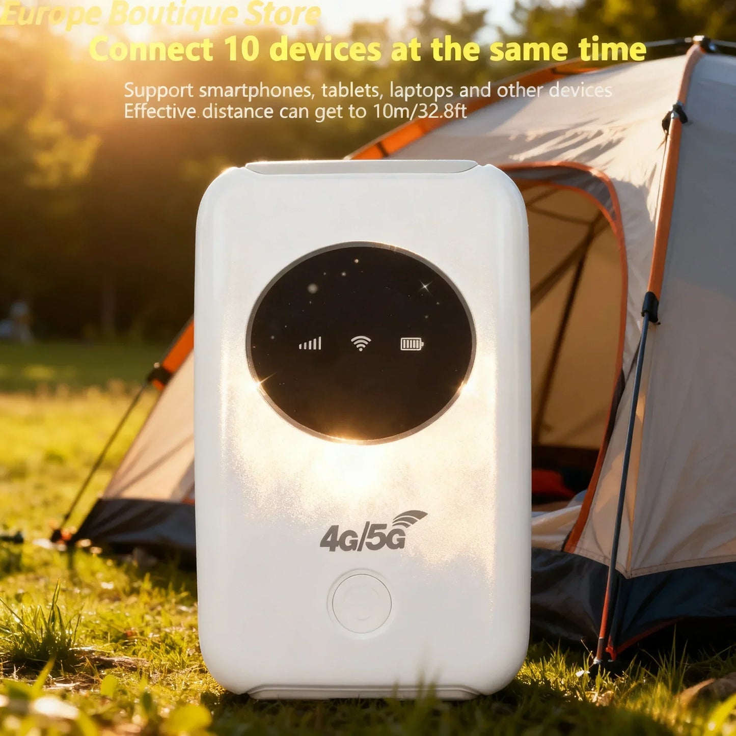 New 300Mbps 4/5G Portable Router USB Powered Pocket WiFi Pocket Mobile Hotspot Asian/European version Pocket Internet