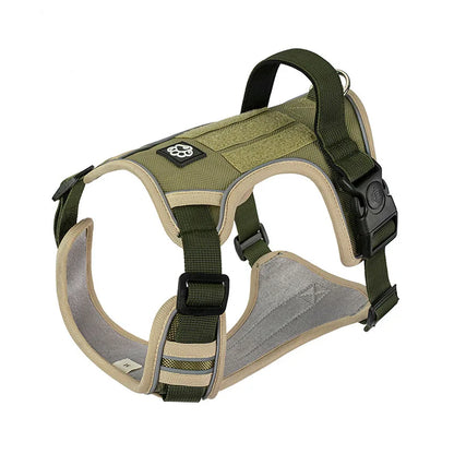 Pet Dog Tactical Harness Reflective For Medium Large Dogs Vest Adjustable Reflective Big Dog Harnesses Pet Accessoires Supplies