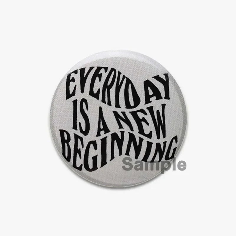 32/44/58mm Creative Round Animal Letter  Pins Cartoon Character Funny Quotes Brooch Badge Punk Jewelry Gift For kids or Firends