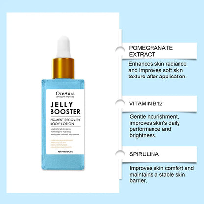 Jelly Booster Pigment Booster Recovery Body Lotion,Nicotinamide Visual Brightening Serum,Hydration Moisturizing,Fade Dark Spots