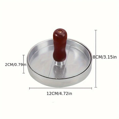 1PC Non-Stick Burger Press Patty Maker Metal Hamburger Mold for Beef