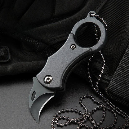Mini Folding Knife Portable Pocket Knife Camping Food Processing Food Construction Repair Outdoor Equipment Keychain Mouth