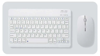 with Bluetooth Keyboard Mouse for Oukitel OT12 OT9 OT8 OT6 OT11 78Key 10inch Rechargeable Wireless Keyboard Mice Set Combo