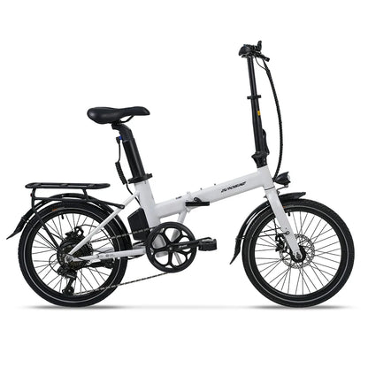 Folding Electric Bicycle 350W, 36V 8Ah/12Ah Removable Battery, 20Inch*1.75 Tires, 25Km/h, 7Speed City Commuter Travel Ebike