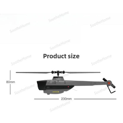 C128 RC Helicopter  2.4G System  Remote Control 1080P Camera Wifi FPV 6-Axis Sentry Drone RC Helicopter Toy